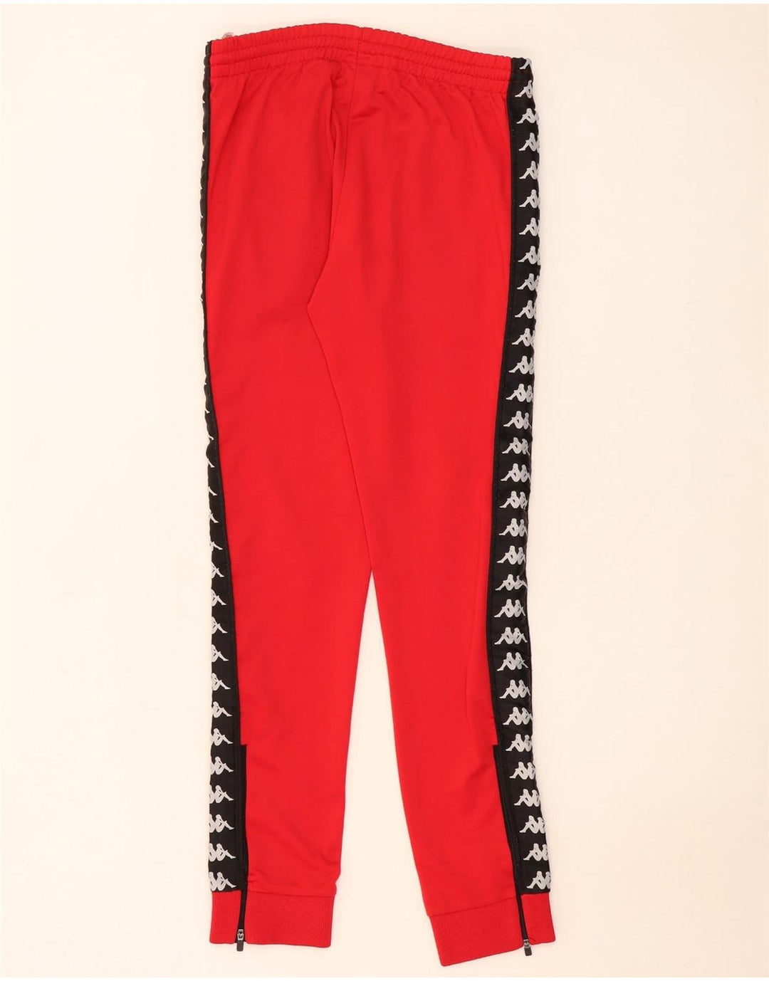 Pantaloni de trening cu grafică pentru bărbați Kappa Pantaloni de jogging, roșii mici, color block
