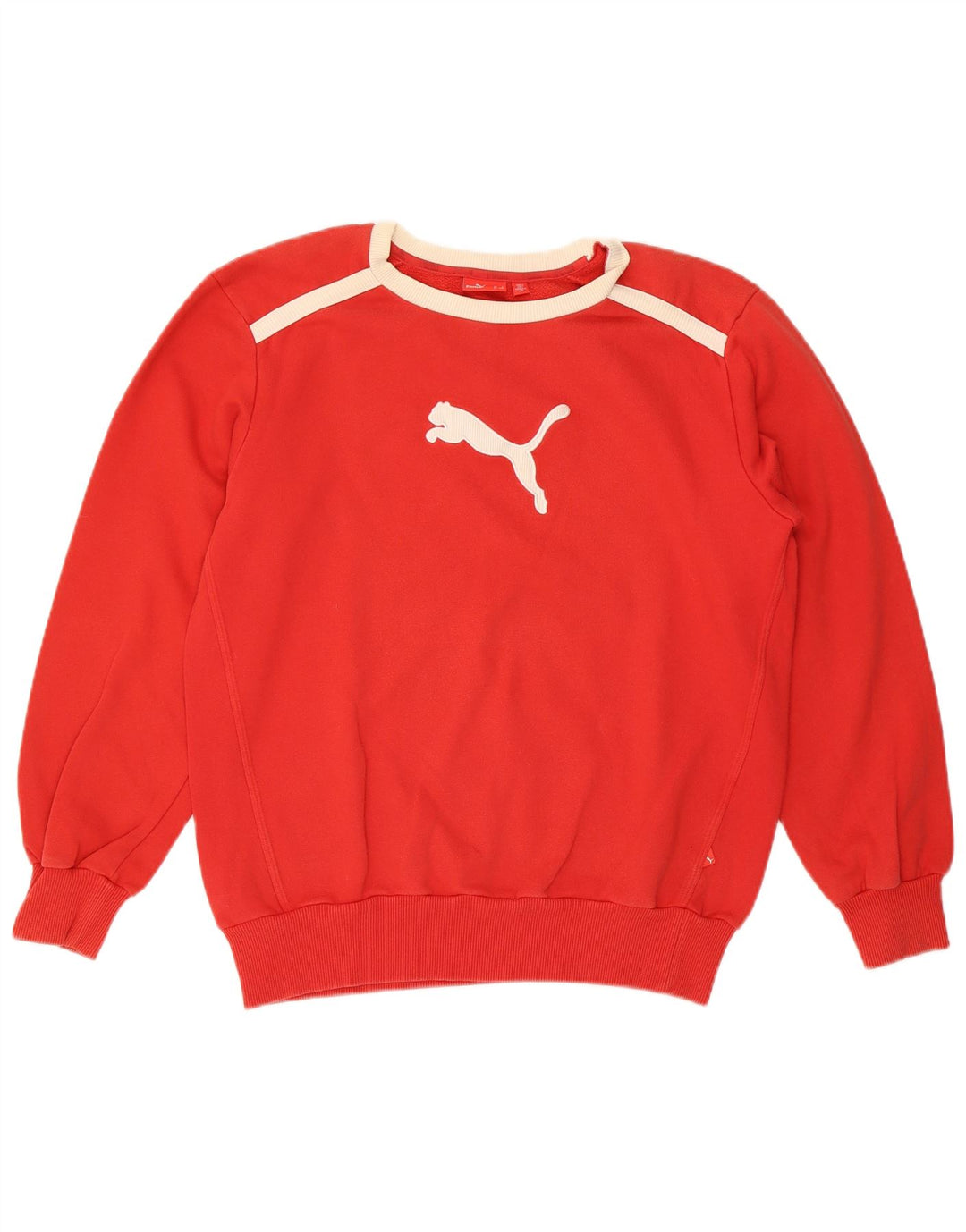 Pulover cu grafică Puma pentru bărbați, roșu, color block