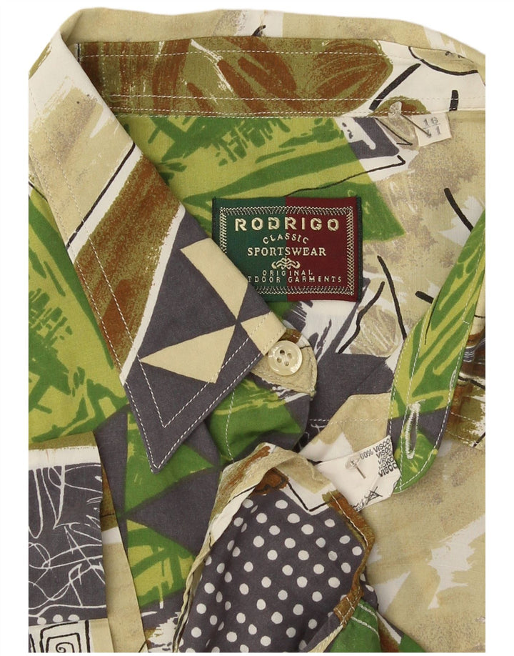 Cămașă cu mânecă scurtă pentru bărbați Rodrigo Mărimea 41 16 mare, multicoloră, geometrică
