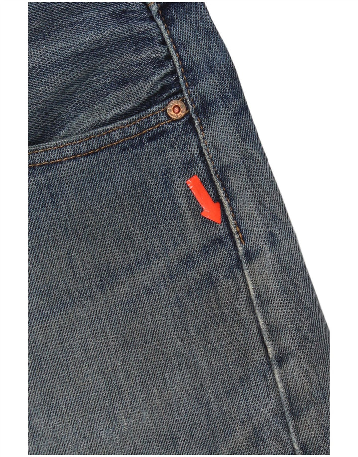 Blugi drepți distressed 505 Levi's pentru bărbați W33 L30 bumbac albastru