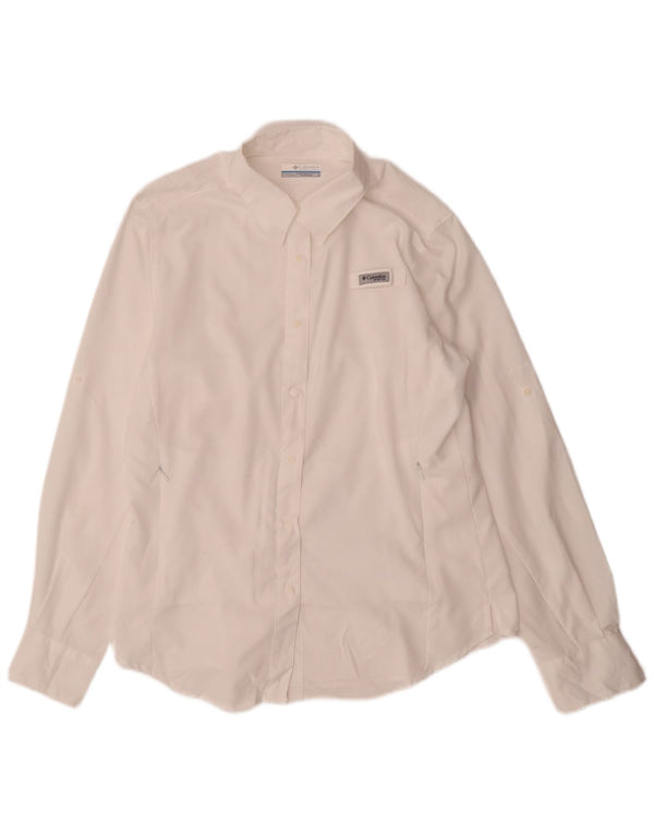 Cămașă supradimensionată Columbia pentru femei UK 10 Small White