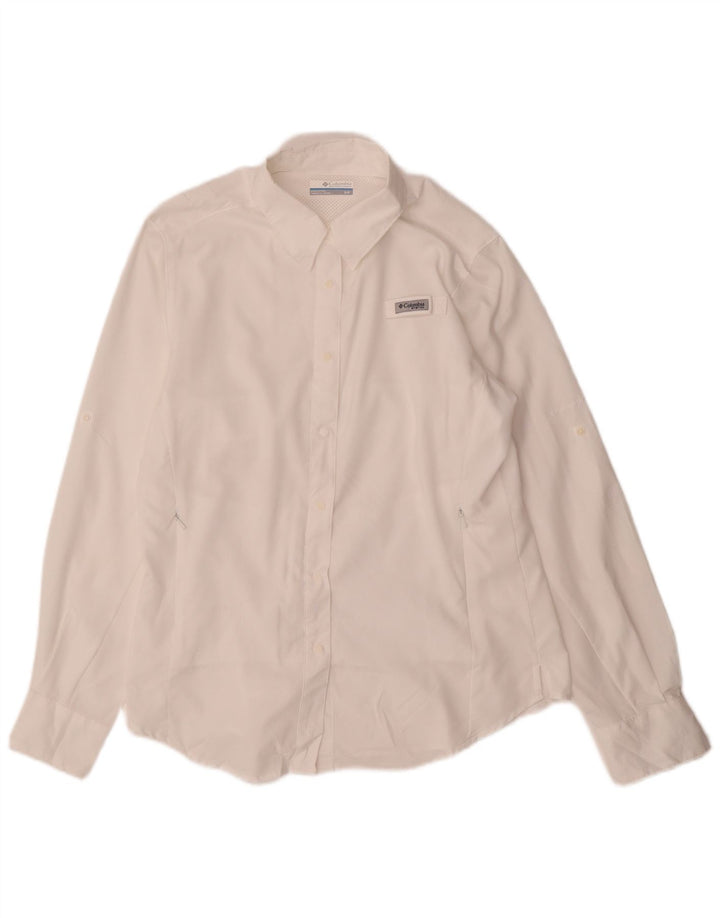 Cămașă supradimensionată Columbia pentru femei UK 10 Small White