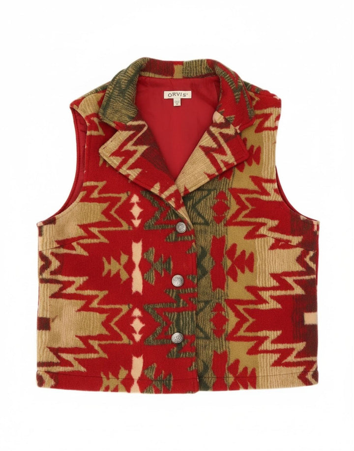 Gilet pentru femei Orvis UK 14 Medium Red Geometric