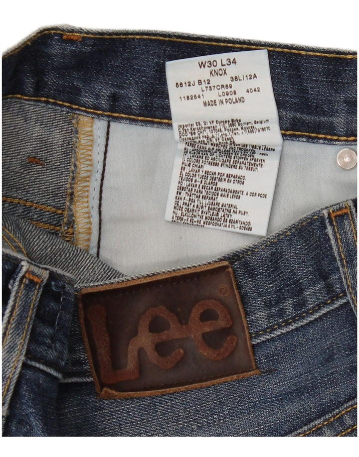 Blugi Lee Knox Bootcut pentru femei W30 L34 Bumbac albastru