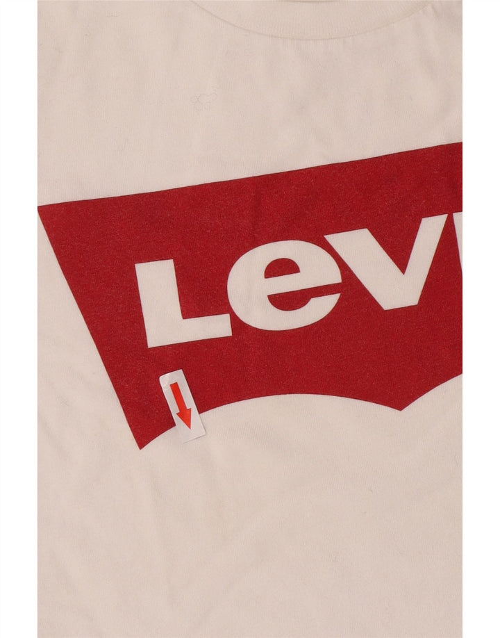 Tricou grafic Levi's pentru femei Top UK 12 Medium White