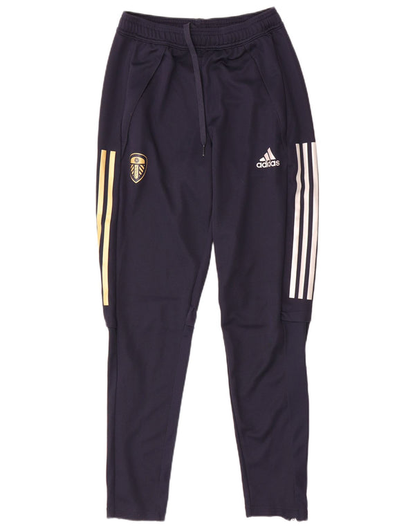 Pantaloni de trening Adidas pentru bărbați Leeds united football club, mici, bleumarin