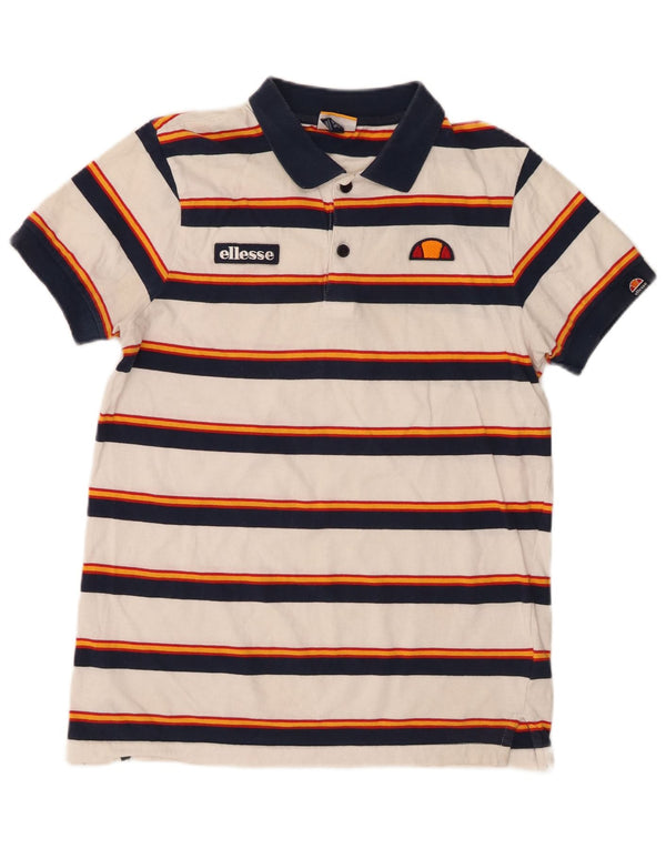 Tricou polo pentru bărbați Ellesse, bumbac cu dungi albe