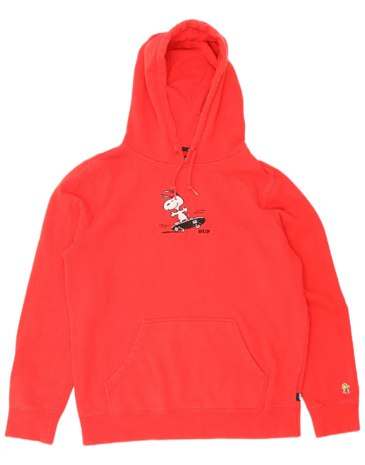 Pulover HUF pentru bărbați Peanuts Graphic, bumbac roșu mediu