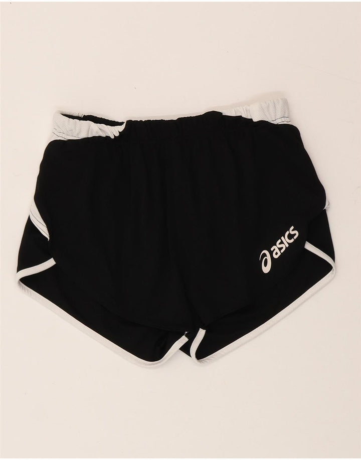 Pantaloni scurti sport Asics pentru femei UK 8 Small Black Colorblock Poliester