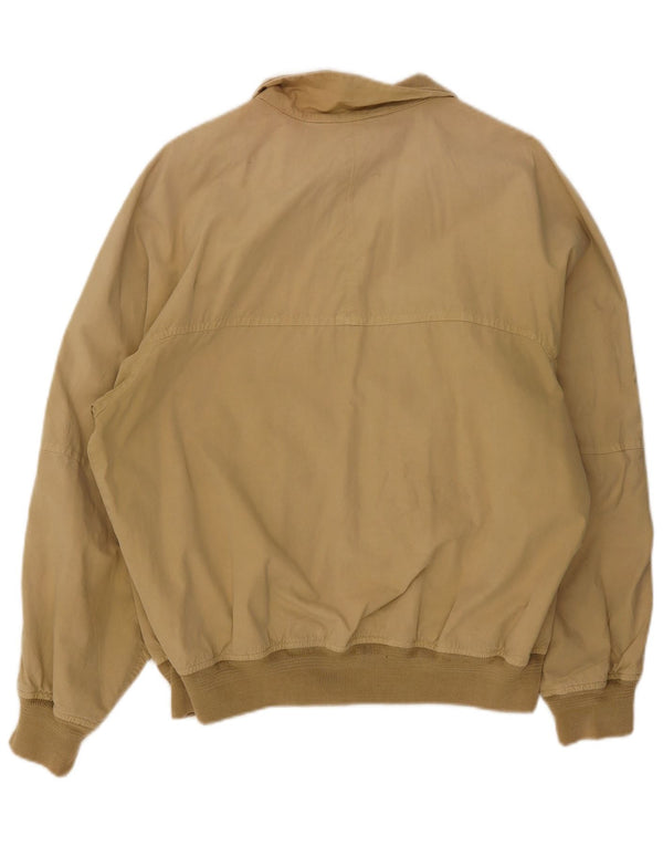 Bomber vintage pentru bărbați UK 40 mare, bej, bumbac