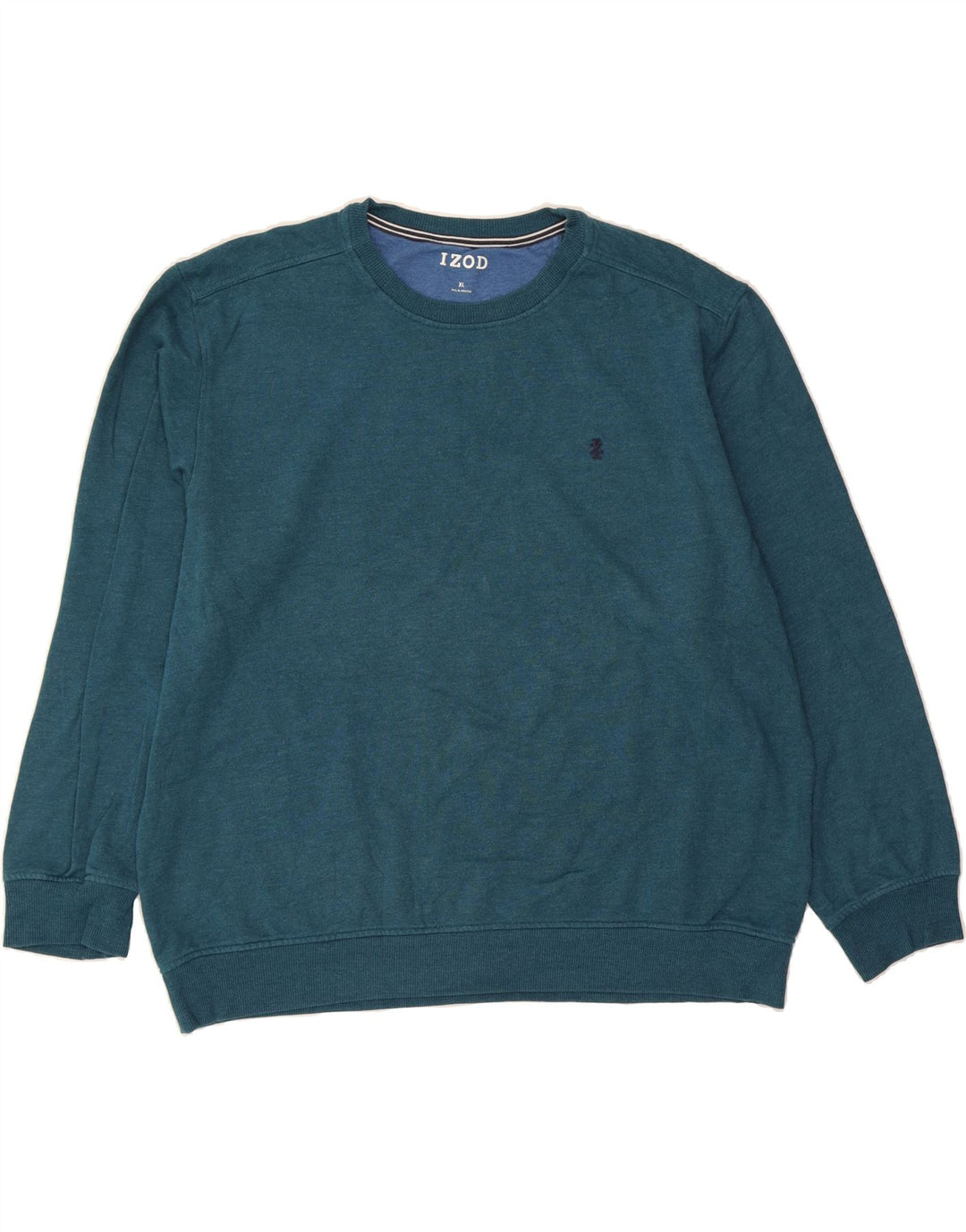 IZOD Mens Sweatshirt Jumper XL Green Cotton Vintage Izod and Second-Hand Izod from Messina Hembry 