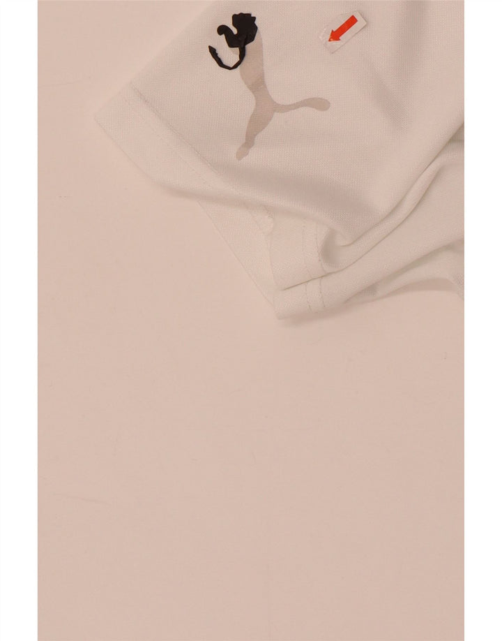Tricou grafic Puma pentru bărbați Top Medium Alb Poliester