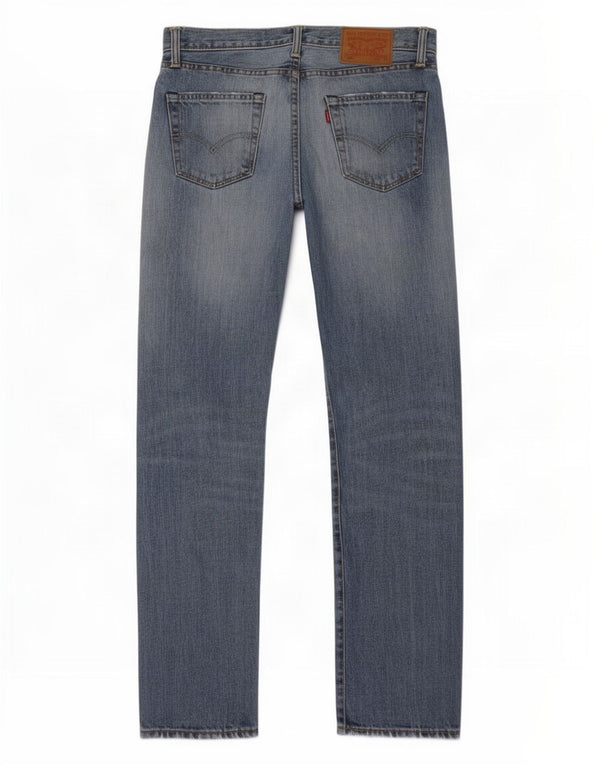 Blugi drepti pentru bărbați Levi's 504 W30 L32 Bumbac albastru