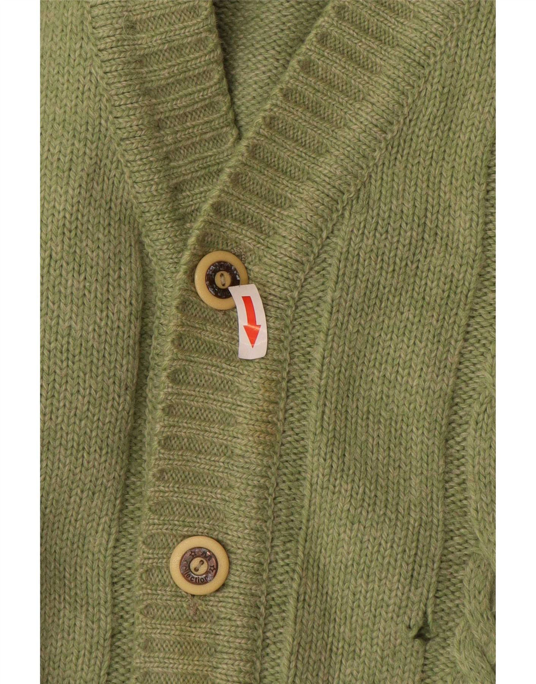 Pulover cardigan pentru bărbați Malagrida, verde mediu