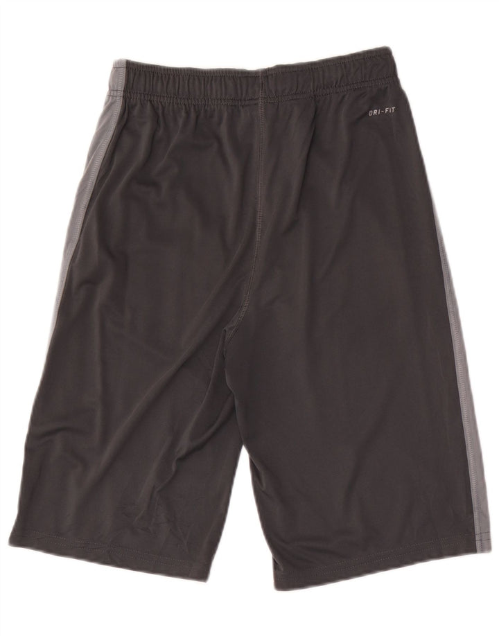 Pantaloni scurți sport NIKE Dri Fit pentru bărbați, mari, gri, poliester