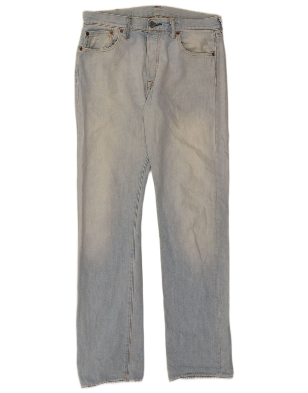 Blugi drepti pentru bărbați Levi's 501 W30 L32 Bumbac albastru