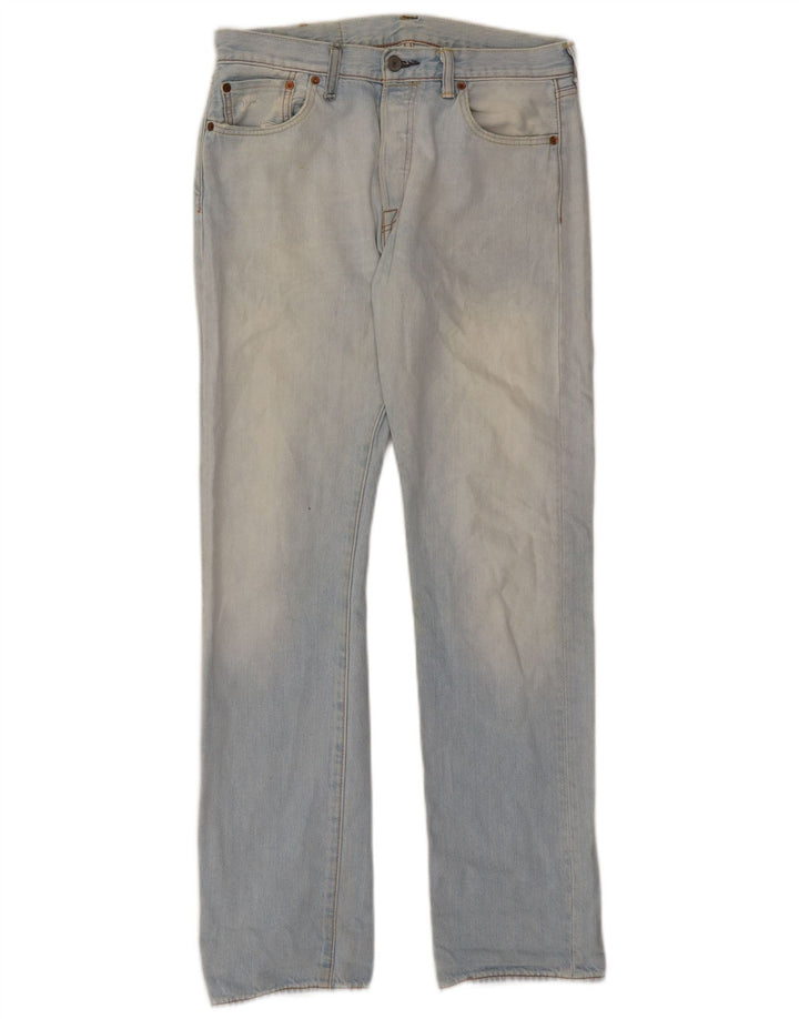 Blugi drepti pentru bărbați Levi's 501 W30 L32 Bumbac albastru