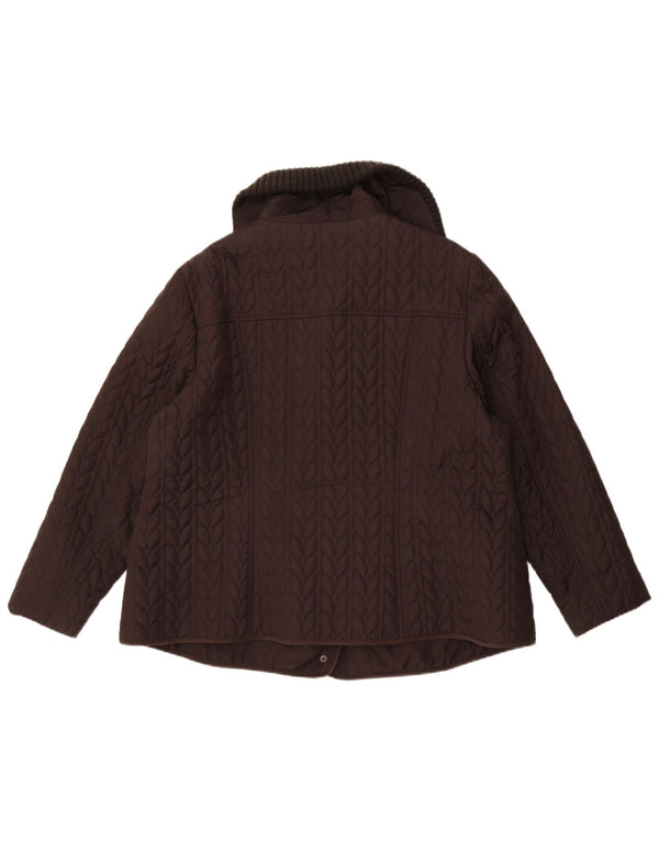 Jachetă matlasată pentru femei Monsoon UK 22 3XL Poliester negru