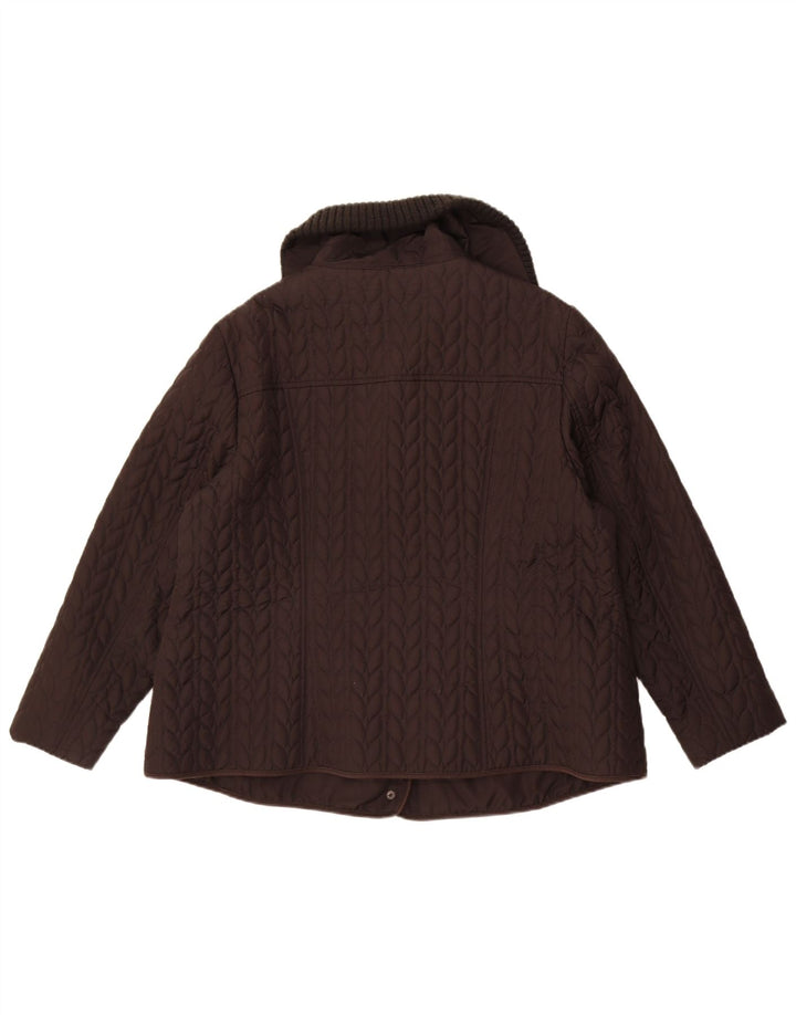 Jachetă matlasată pentru femei Monsoon UK 22 3XL Poliester negru