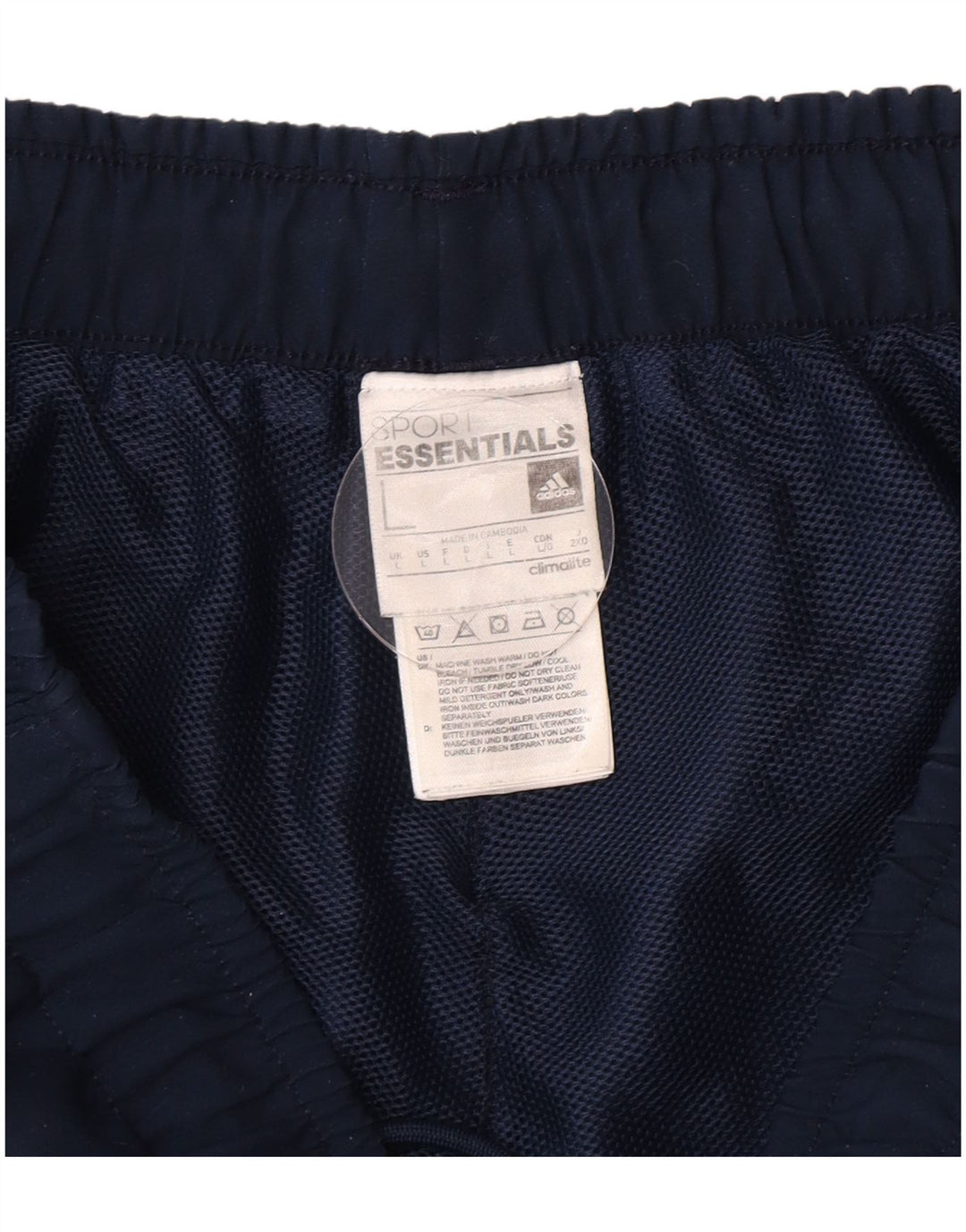 Pantaloni scurți sport pentru bărbați Adidas Climalite, mari, albastru, poliester