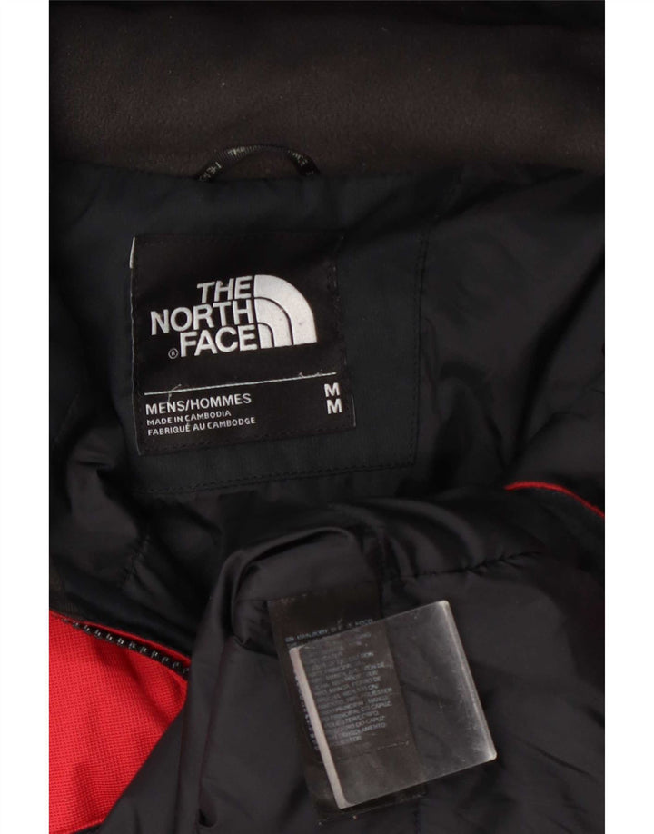 Jachetă Windbreaker pentru bărbați cu glugă The North Face UK 38 Poliester roșu mediu