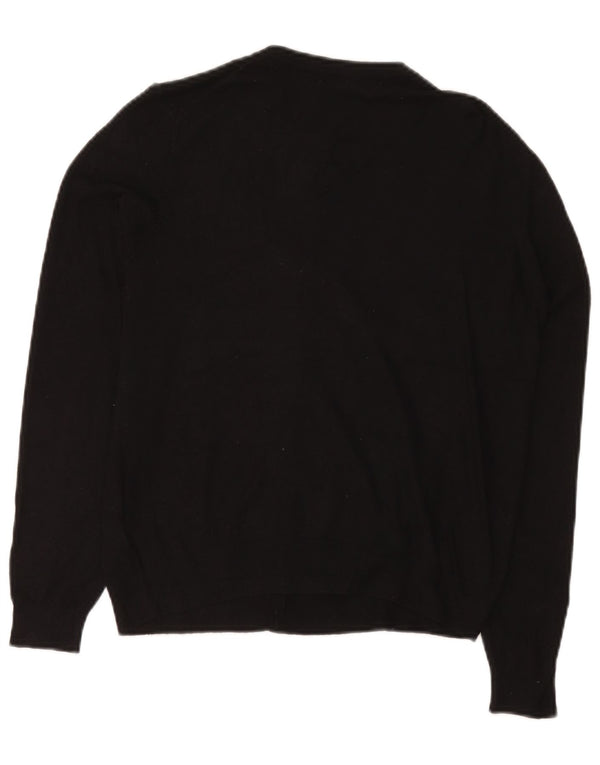 Pulover cardigan pentru femei Marks & Spencer UK 14 mare, negru, viscoză