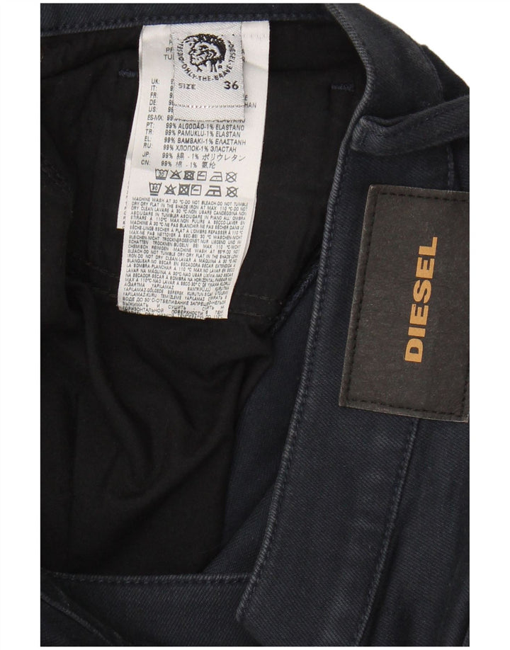 Blugi pentru bărbați DIESEL Slim W36 L32 Bumbac bleumarin