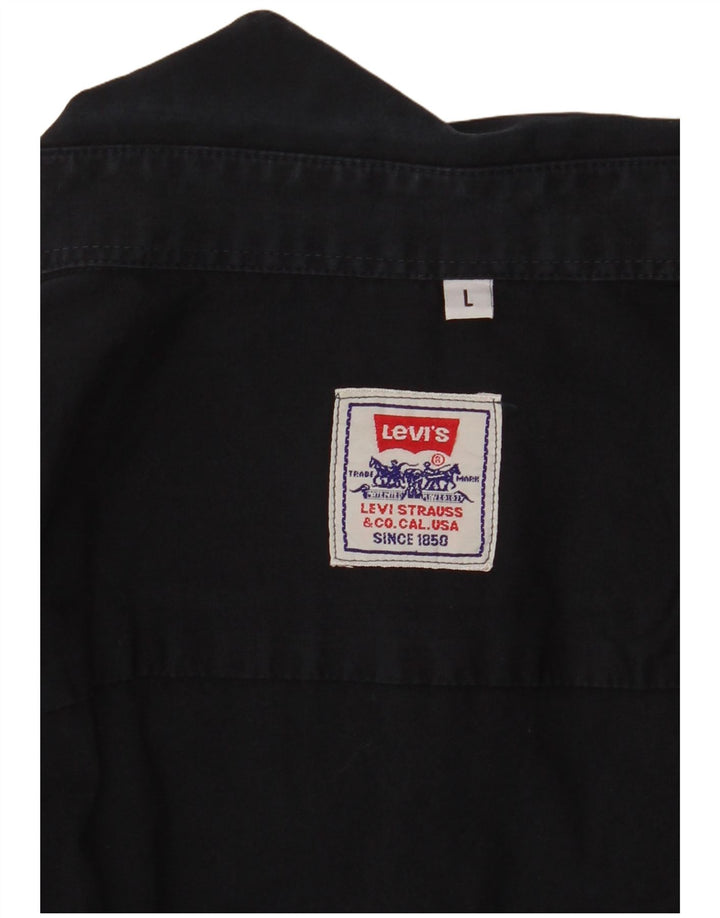 Cămașă pentru bărbați Levi's mare neagră