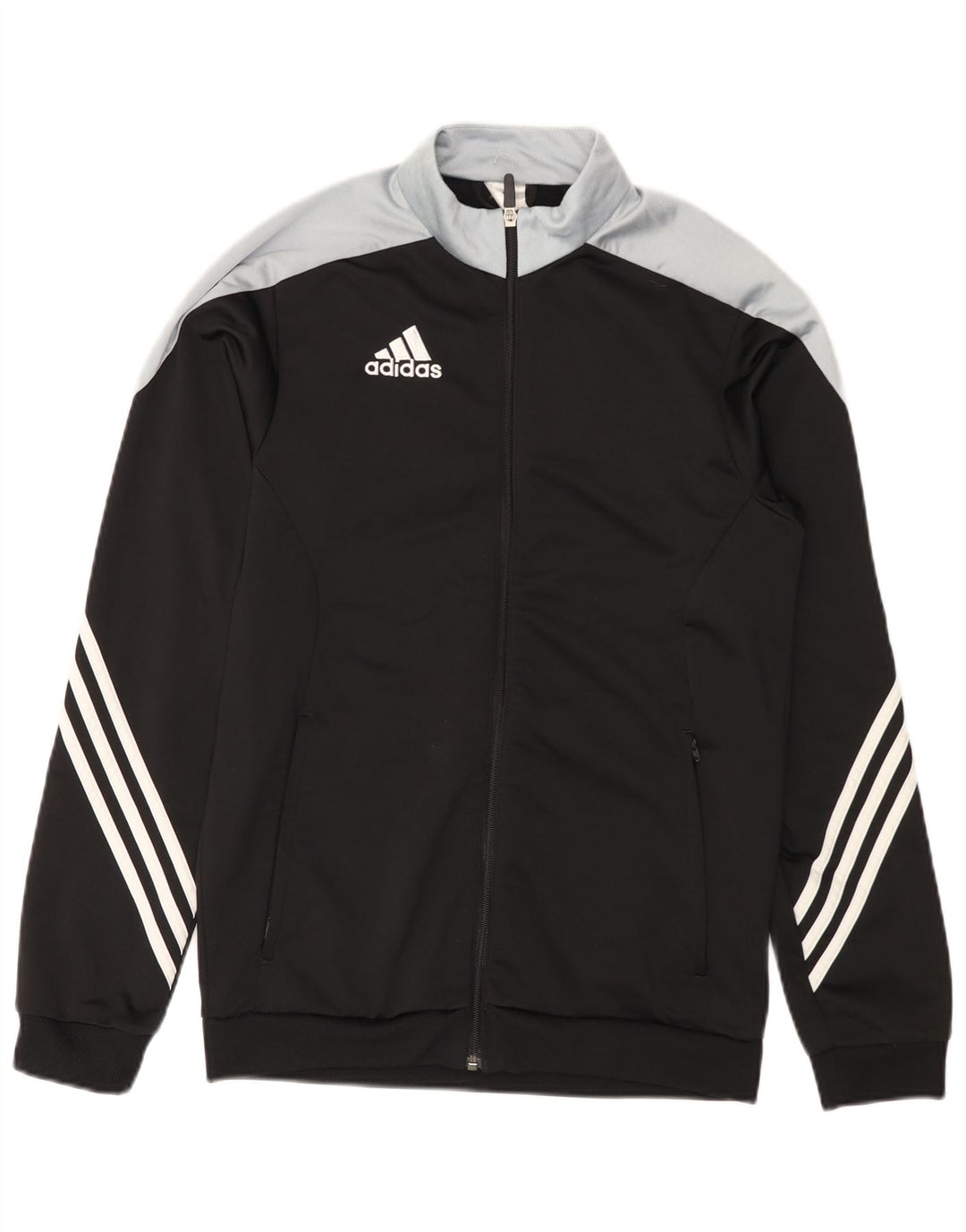 Trening pentru bărbați Adidas Top Jachetă Mic Negru Poliester Colorblock