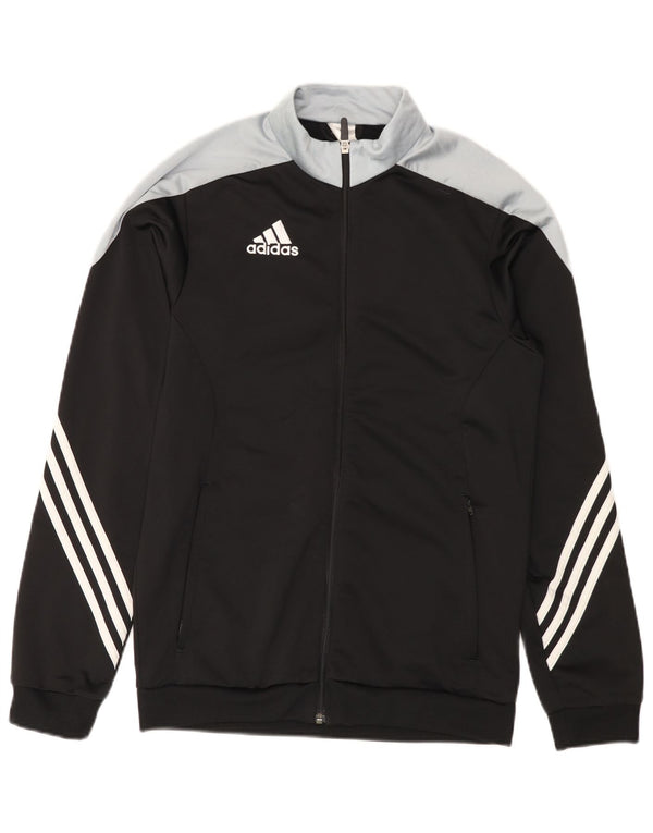 Trening pentru bărbați Adidas Top Jachetă Mic Negru Poliester Colorblock
