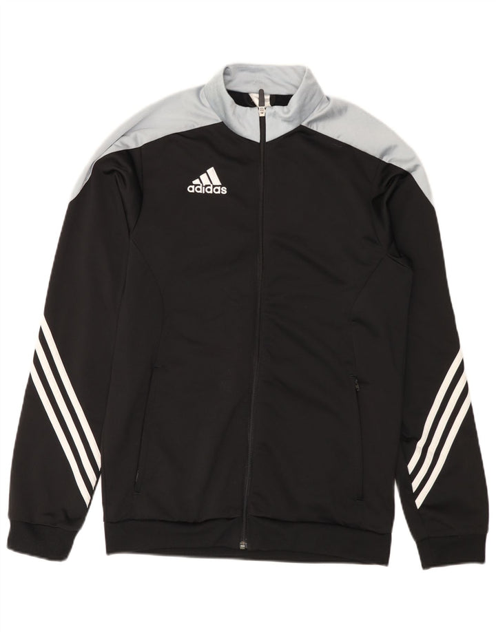 Trening pentru bărbați Adidas Top Jachetă Mic Negru Poliester Colorblock