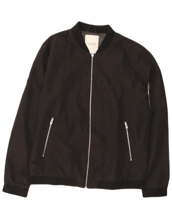 Bomber Vintage pentru bărbați UK 42 XL Negru