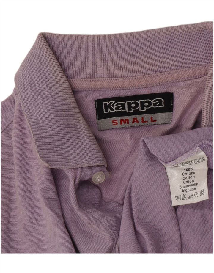 Cămașă polo pentru bărbați Kappa Bumbac violet mic