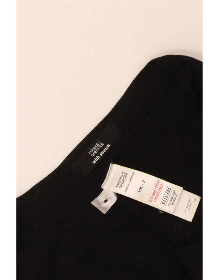Pulover cardigan pentru femei Marks & Spencer UK 8 Small Black Viscose