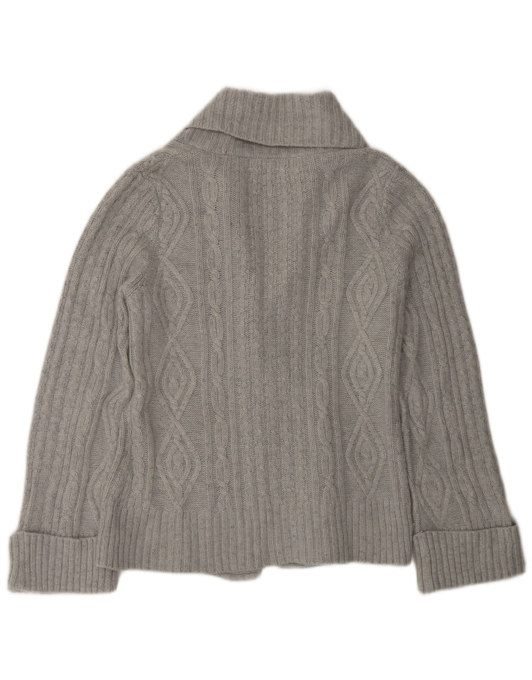 Pulover cardigan pentru femei Marks & Spencer UK 12 Medium Gri Acrilic
