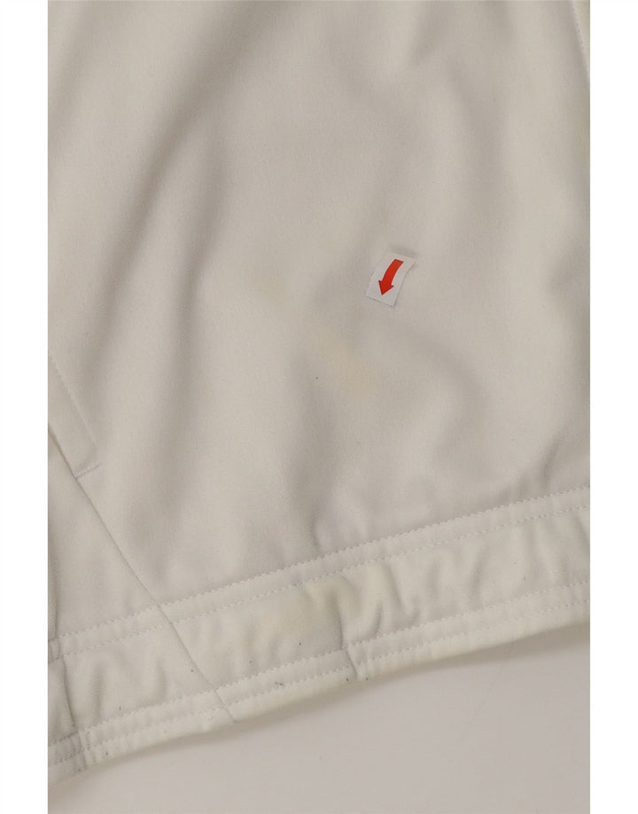 Jachetă de trening cu grafică Puma pentru bărbați, XL, poliester color bloc alb