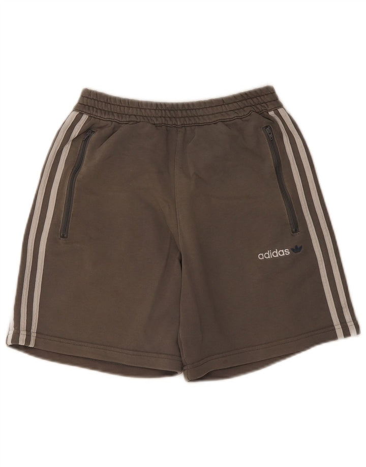 Pantaloni scurți sport adidas pentru bărbați, bumbac, gri mic