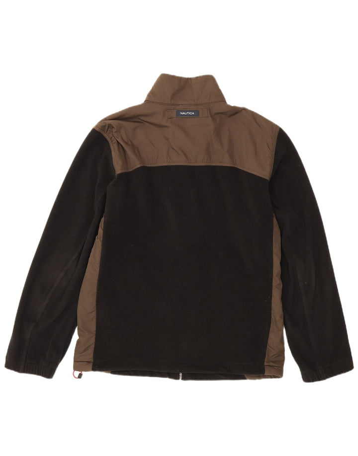 Jachetă polară pentru bărbați Nautica UK 38 Medium Black Colorblock Poliester