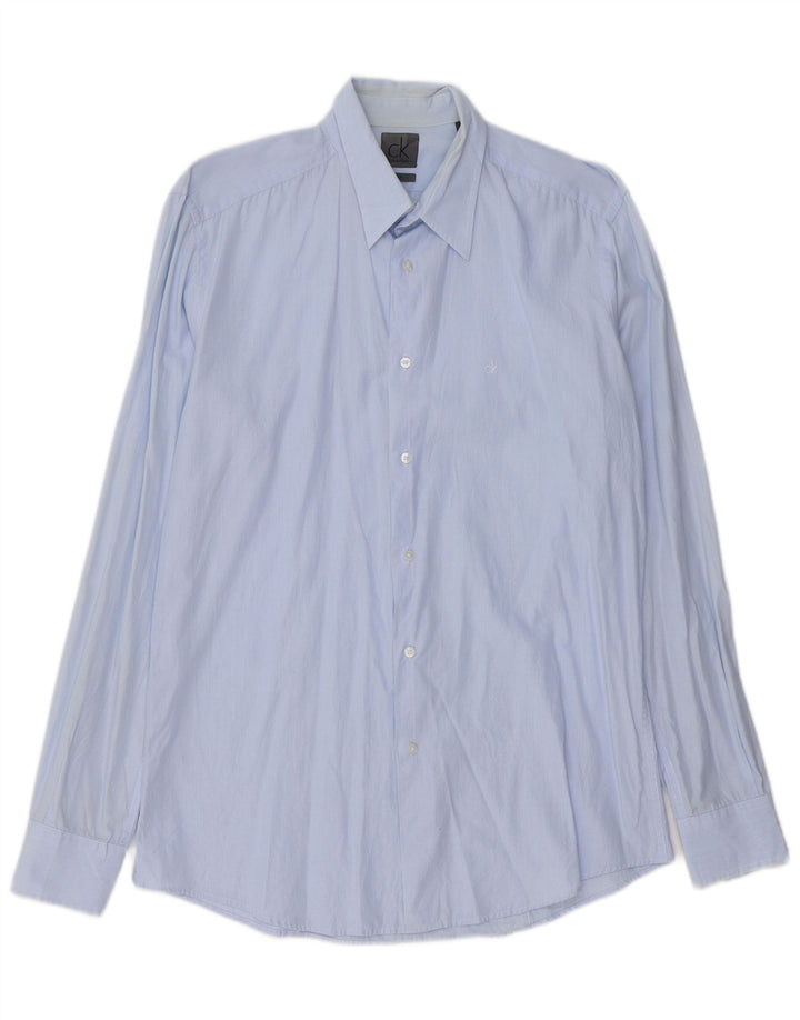 Cămașă Slim Fit CALVIN KLEIN pentru bărbați, cu dungi mari, albastre