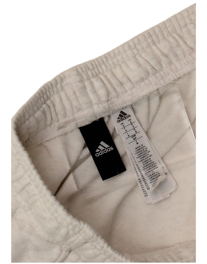 Pantaloni scurți sport pentru bărbați Adidas, mic, alb, bumbac