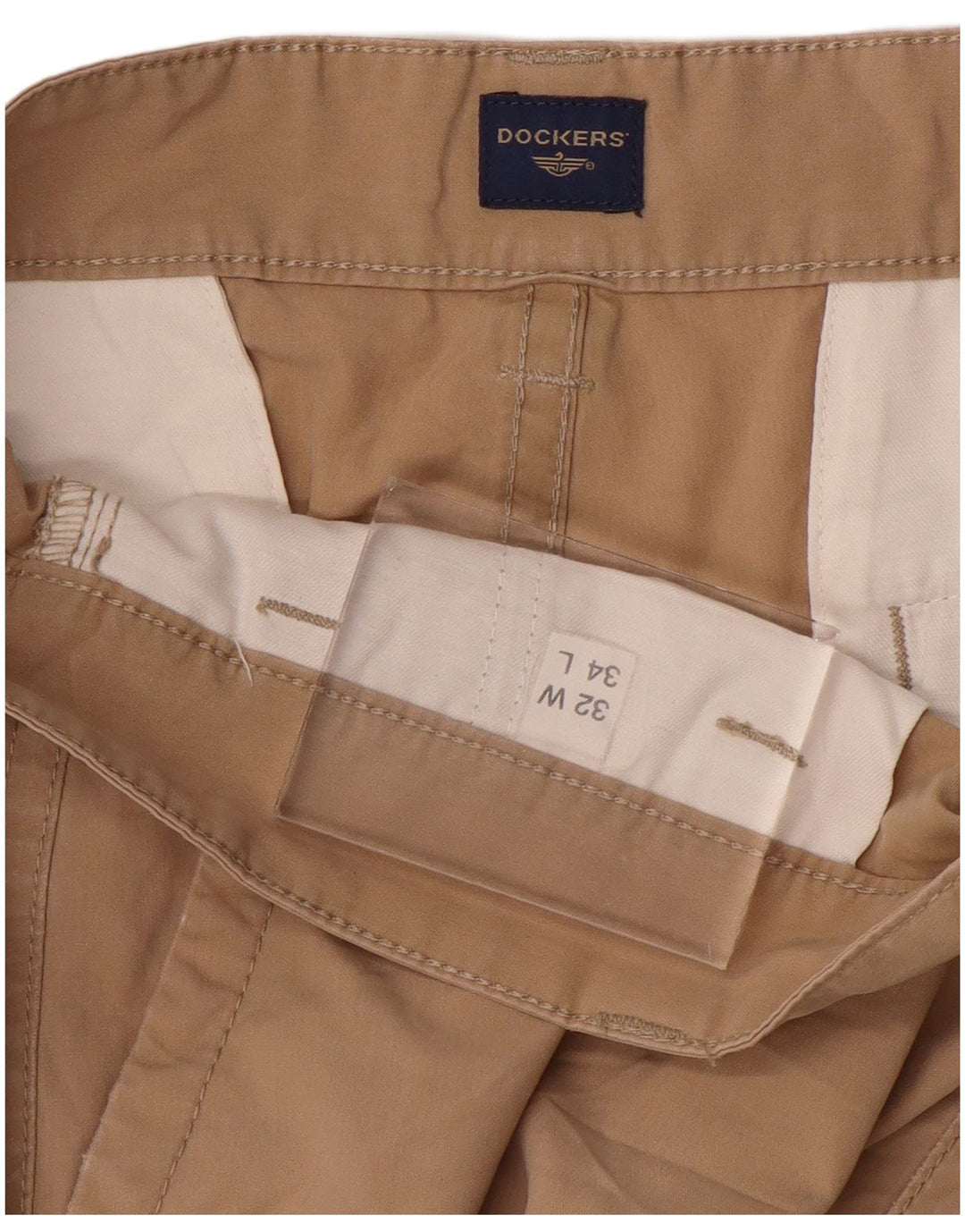 Pantaloni chino drepți pentru bărbați DOCKERS L32 L29 bej