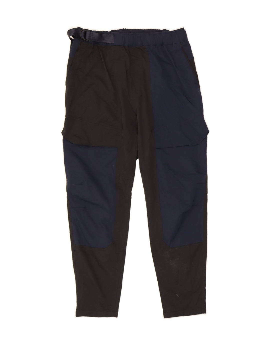 Pantaloni cargo conici NIKE pentru bărbați, medii W32 L27, negru, bloc de culoare