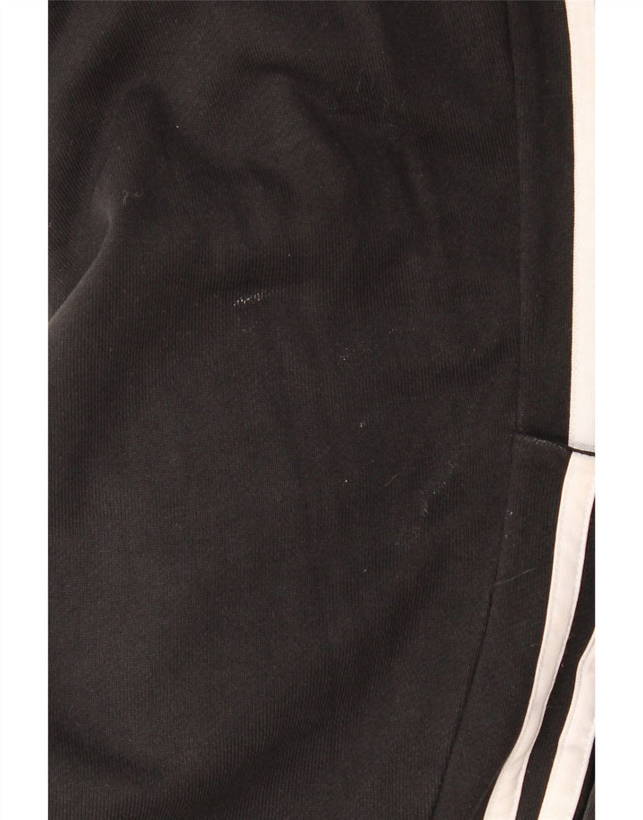 Pantaloni de trening pentru bărbați Adidas Pantaloni de jogging, bumbac mediu negru