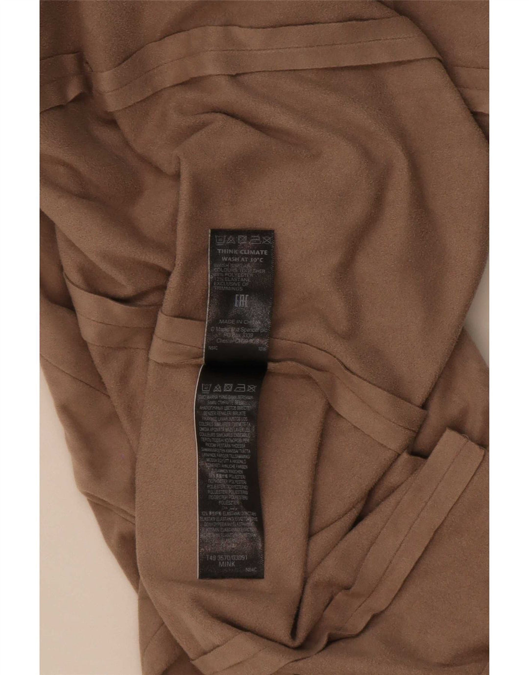 Top cardigan deschis pentru femei Marks & Spencer UK 18 XL poliester bej