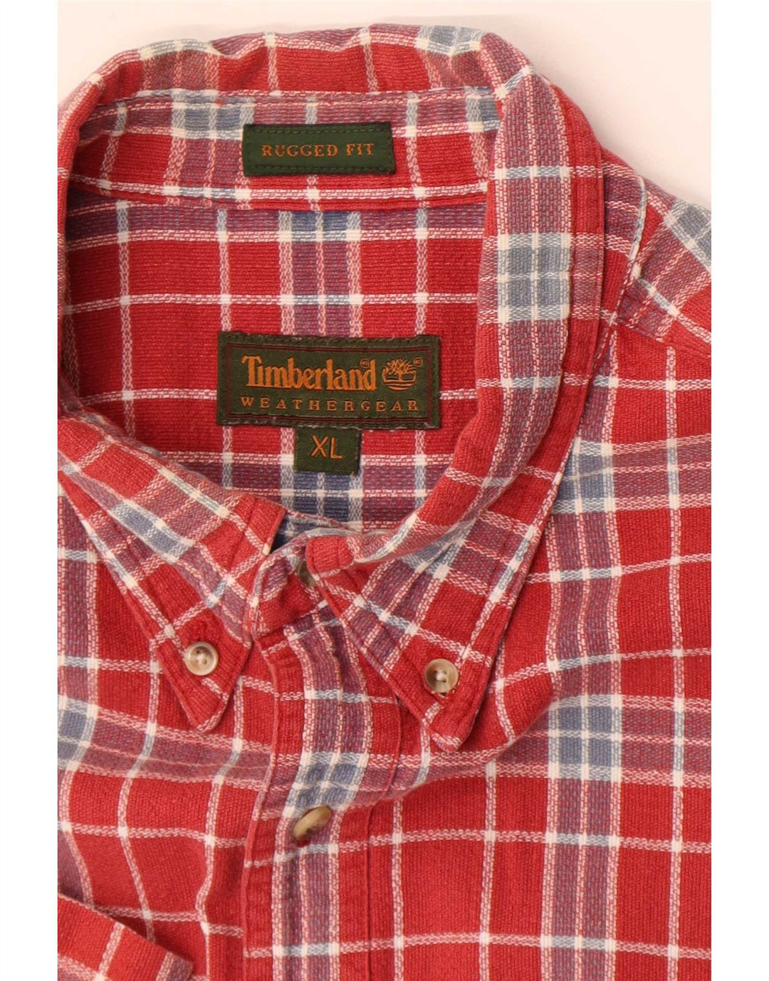 Cămașă cu mânecă scurtă Timberland pentru bărbați, roșu, XL