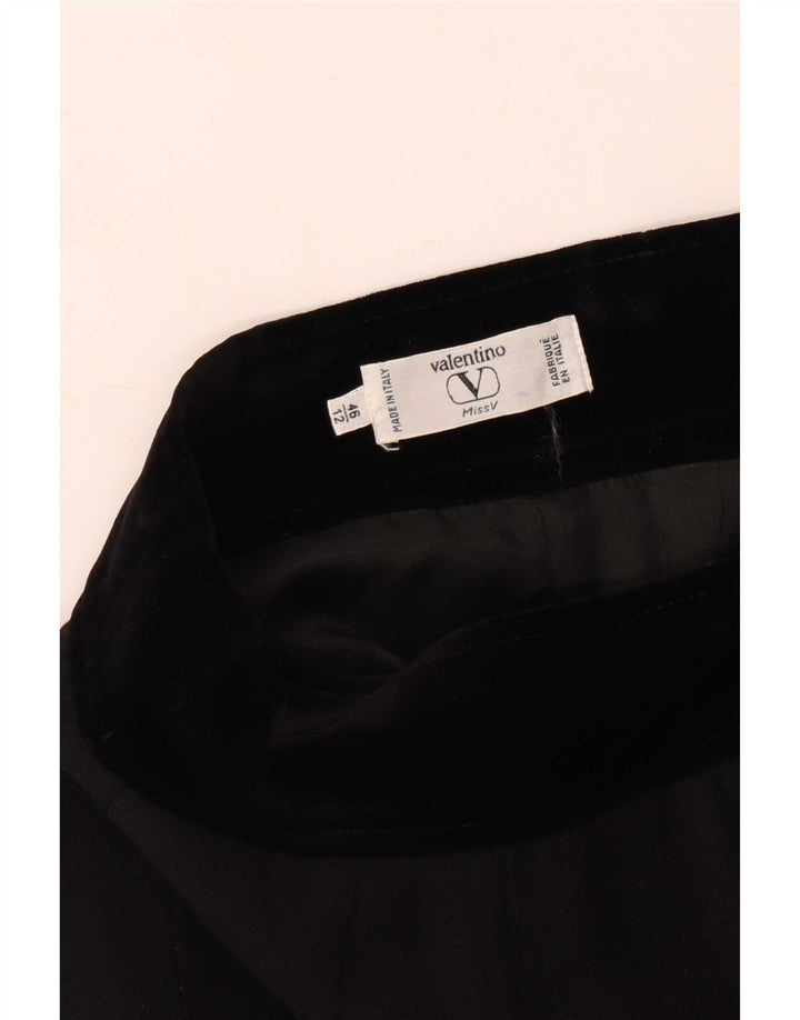 Fusta creion pentru femei Valentino UK 12 Medium W30 Negru