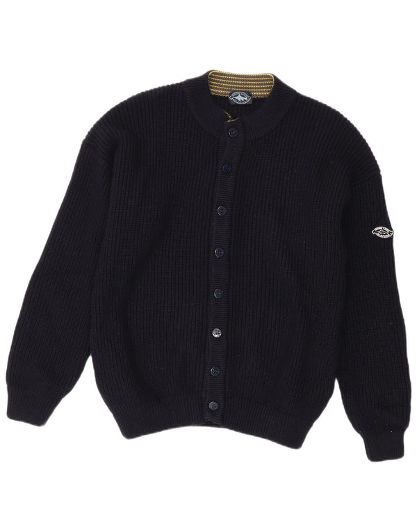 Pulover cardigan pentru bărbați Good Luck Lână albastru bleumarin mediu