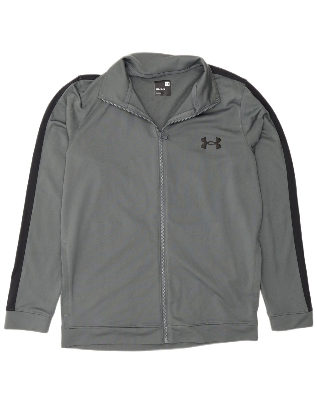Jachetă de top pentru trening Under Armour, cu croială normală, gri mediu, color block