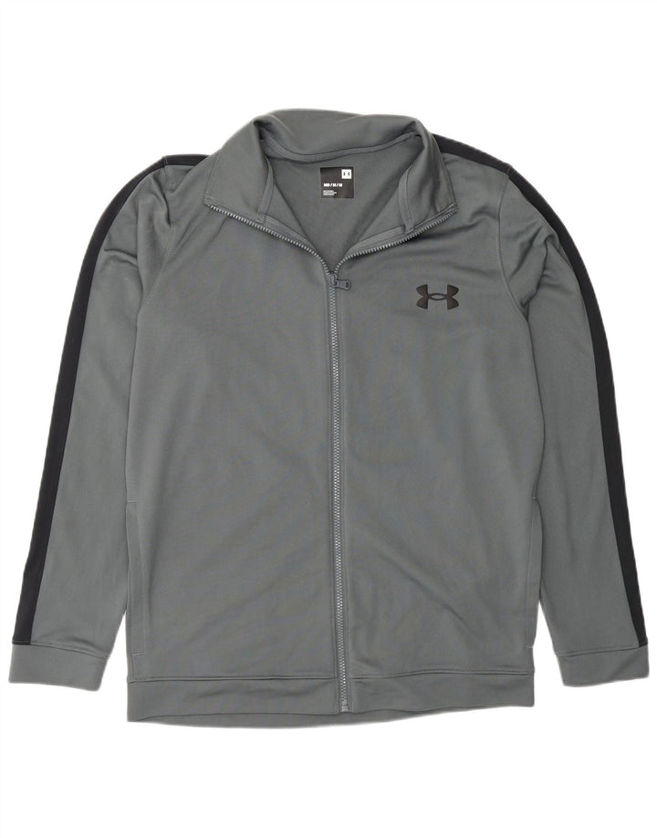Jachetă de top pentru trening Under Armour, cu croială normală, gri mediu, color block