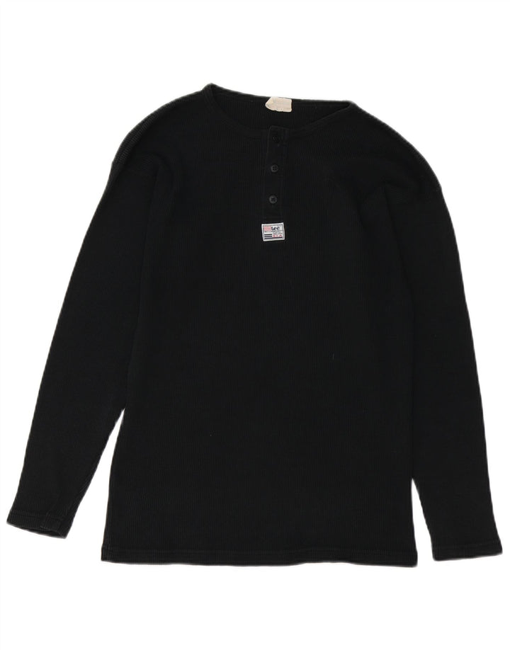 Top bărbați LEE cu mânecă lungă mediu negru